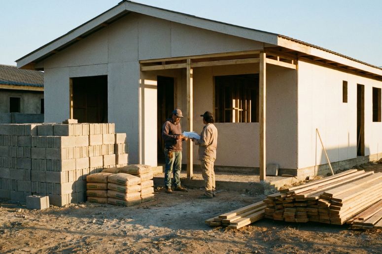 Casa em constru&ccedil;&atilde;o