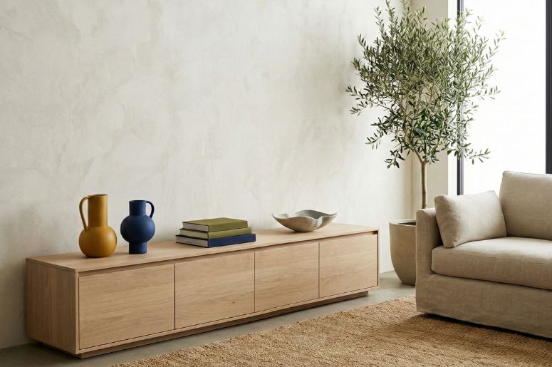 Sala com decoração moderna