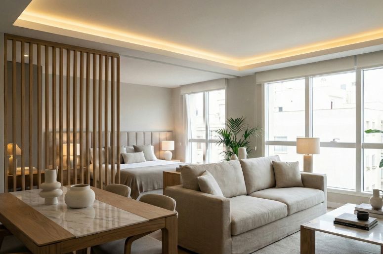 Apartamento com decoração moderna