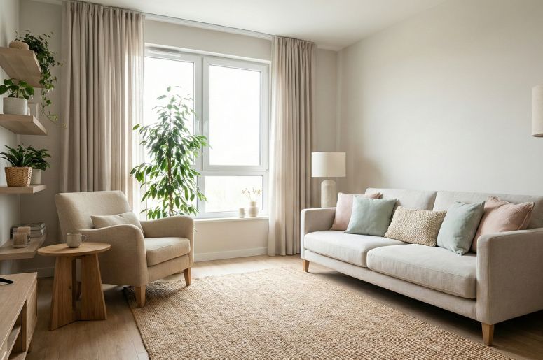 Sala com decora&ccedil;&atilde;o cottagecore