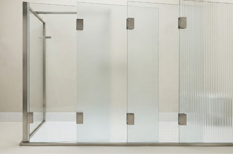 Vários tipos de vidro para box