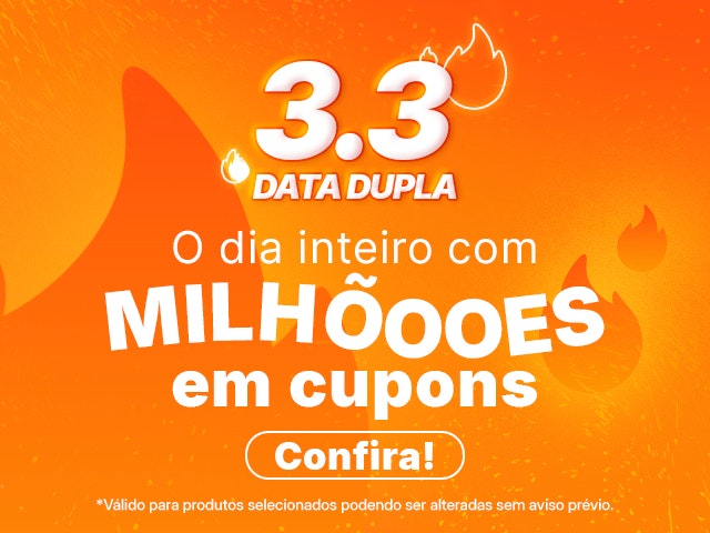 Data Dupla 3.3 com milhões em cupons o dia inteiro Mob