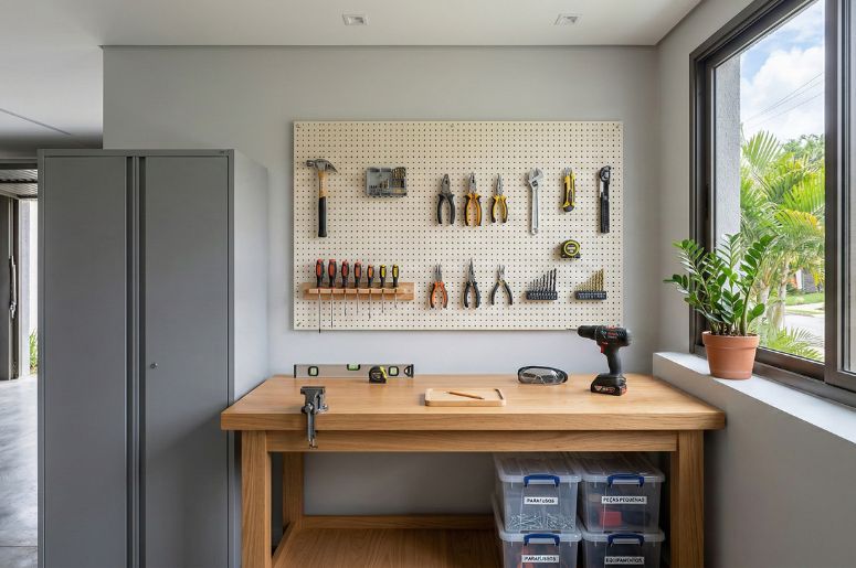 Ferramentas organizadas