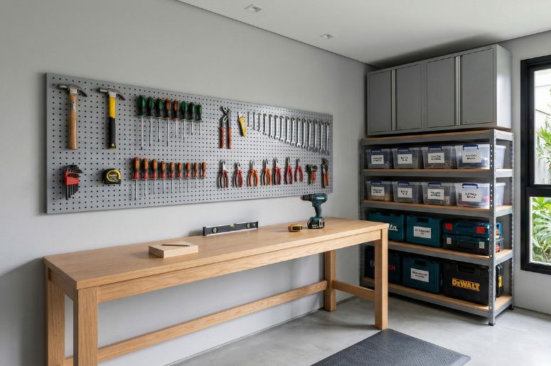 Ferramentas organizadas