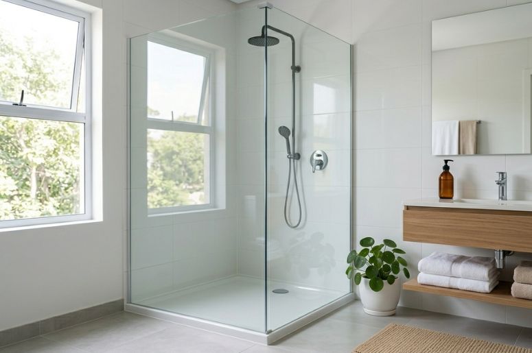 Banheiro moderno limpo