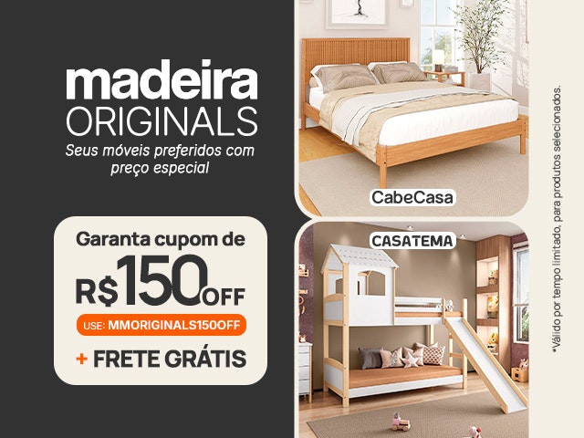 Madeira Originals Cupom de R$ 150 + Frete Grátis - MMORIGINALS150OFF Mob