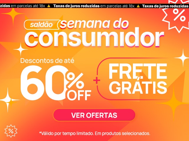 Saldão Semana do Consumidor Desconto de até 60% + Frete Grátis V2 Mob