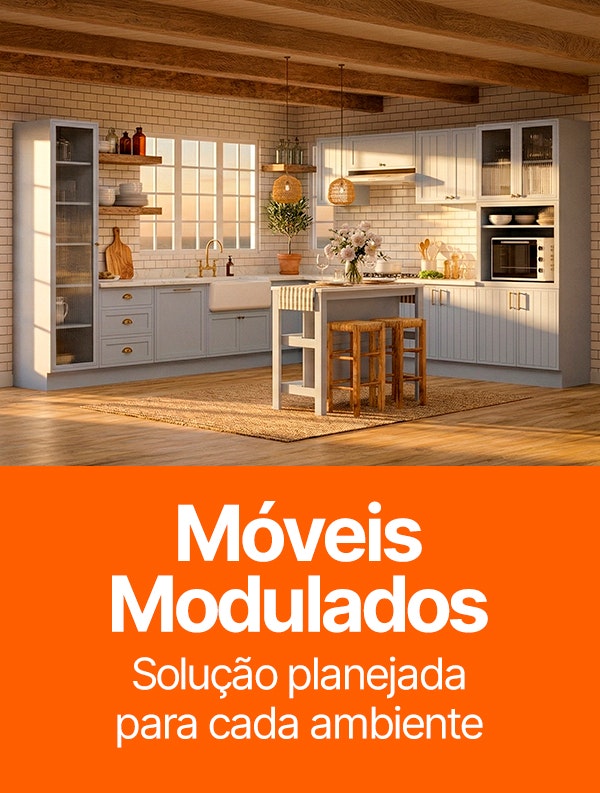 Móveis Modulados Planejamento para cada ambiente