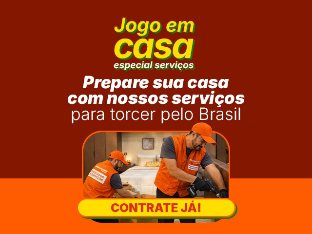 Prepare sua casa com nossos serviços para torcer pelo Brasil Mob
