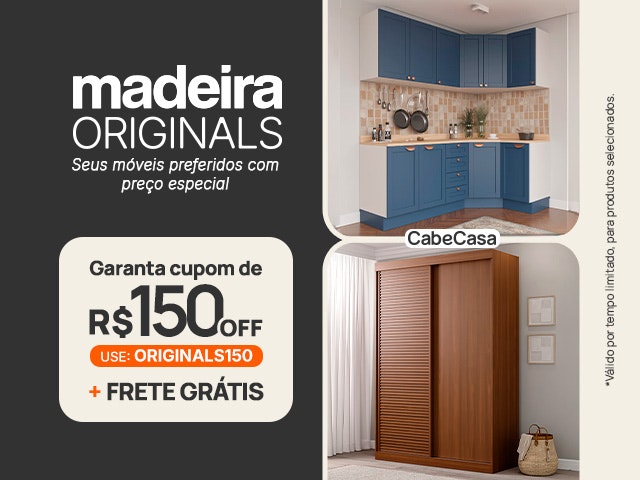 Madeira Originals: Cupom de R$ 150 + Frete Grátis - ORIGINALS150 V3 Mob