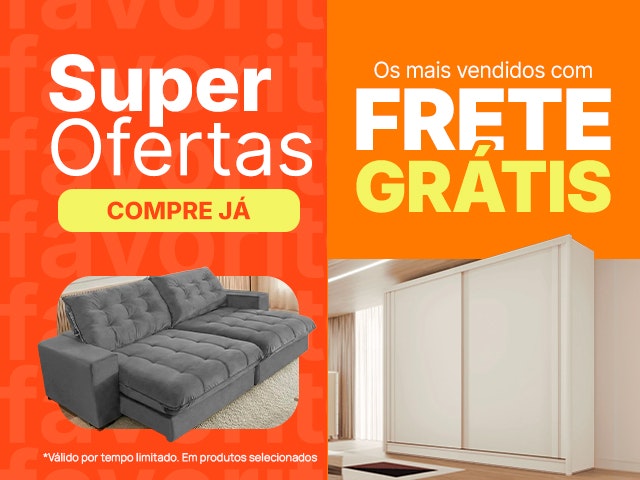 Lojas Favoritas: Mais vendidos com Frete Grátis Mob