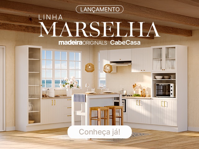 Lançamento Linha Marselha na cor branca CabeCasa Mob