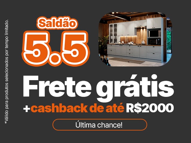 Data Dupla: Saldão Data Dupla - Frete Grátis + Cashback até 2.000 Mob
