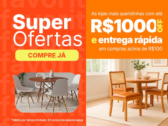 Lojas Favoritas: Mais vendidos com até R$1000 Off e entrega rápida Mob