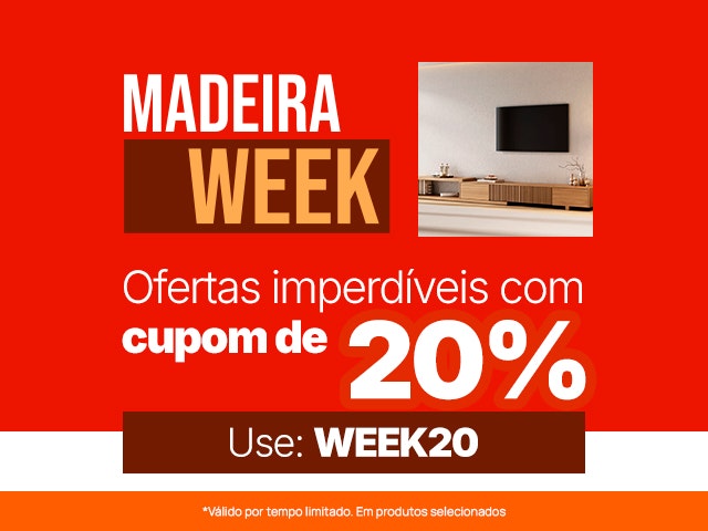 Madeira Week: Cupom de 20% - WEEK20 Mob