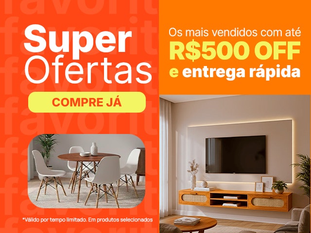 Lojas Favoritas: Mais vendidos com até R$500 Off e entrega rápida Mob