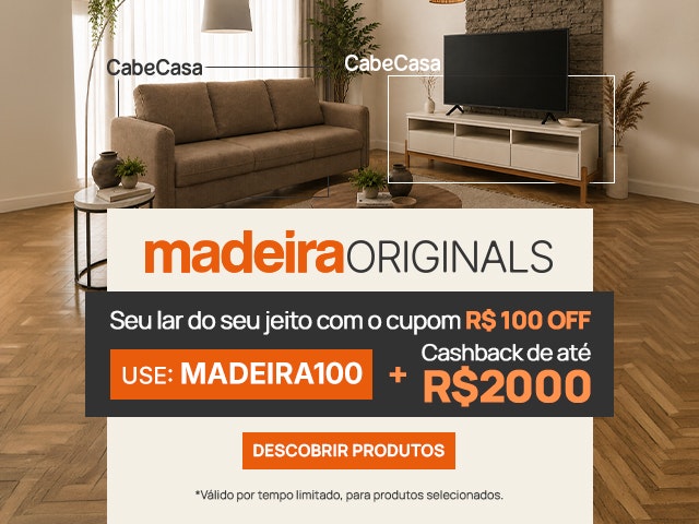 Madeira Originals: Cupom R$ 100 + Cashback de até R$ 2000 - MADEIRA100
