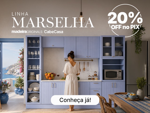 Lançamento Linha Marselha na cor branca CabeCasa