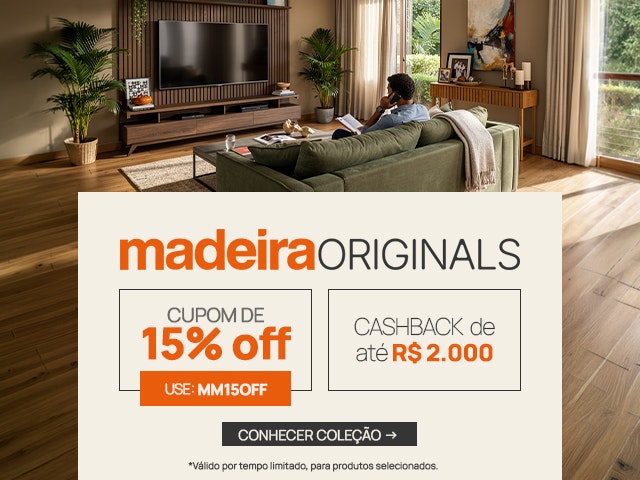 Madeira Originals: Cupom de 15% + Cashback de R$2000