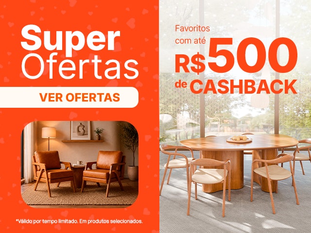 Lojas Favoritas: Favoritos com até R$500 de cashback