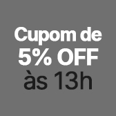 5% OFF às 13h