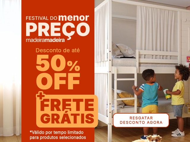 Festival do Menor Preço: Até 50% OFF + Frete Grátis V2 Mob