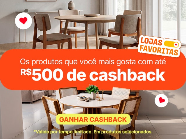 Lojas Favoritas: Favoritos com até R$500 de cashback V2 Mov