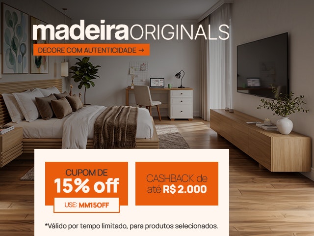 Madeira Originals: cupom de 10% + cashback de R$ 2000 Mob
