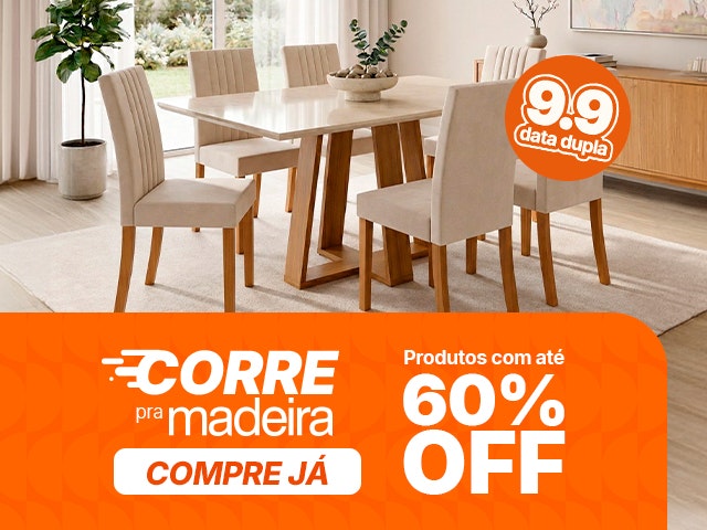 Corre pra Madeira 9.9: Até 60%OFF Mob