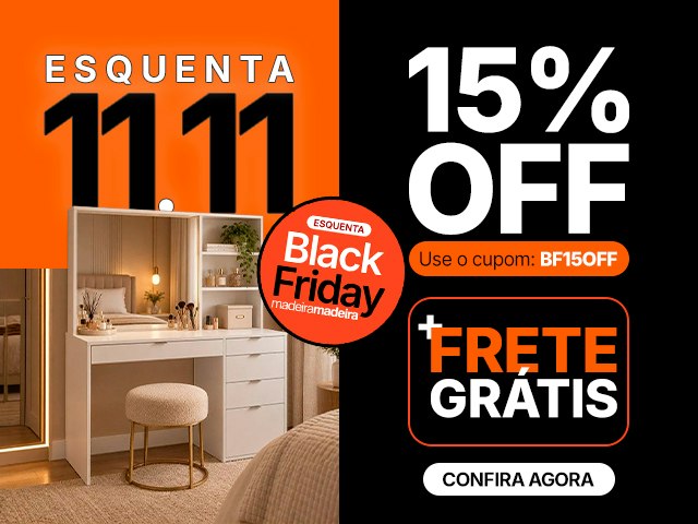 Esquenta BF: Cupom 15% + Frete Grátis - BF15OFF V2 Mob