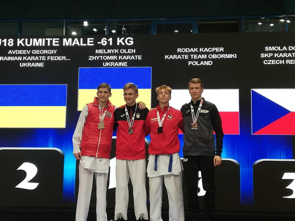 Cztery medale na International Wrocław Open Adidas Karate Cup...