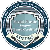Facial Plastic Surgeon Board Certified seal image