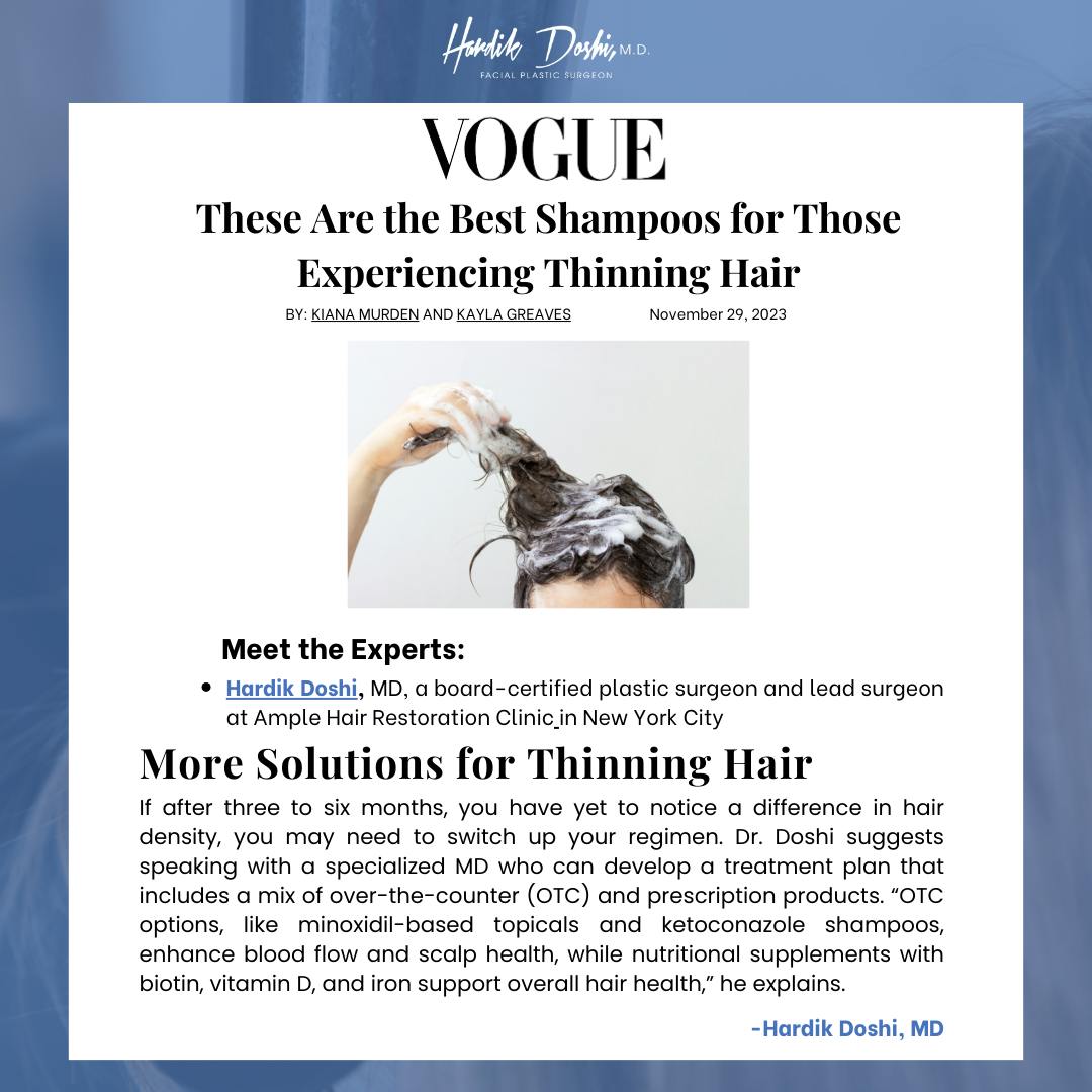 The Best Shampoos to Combat Thinning Hair