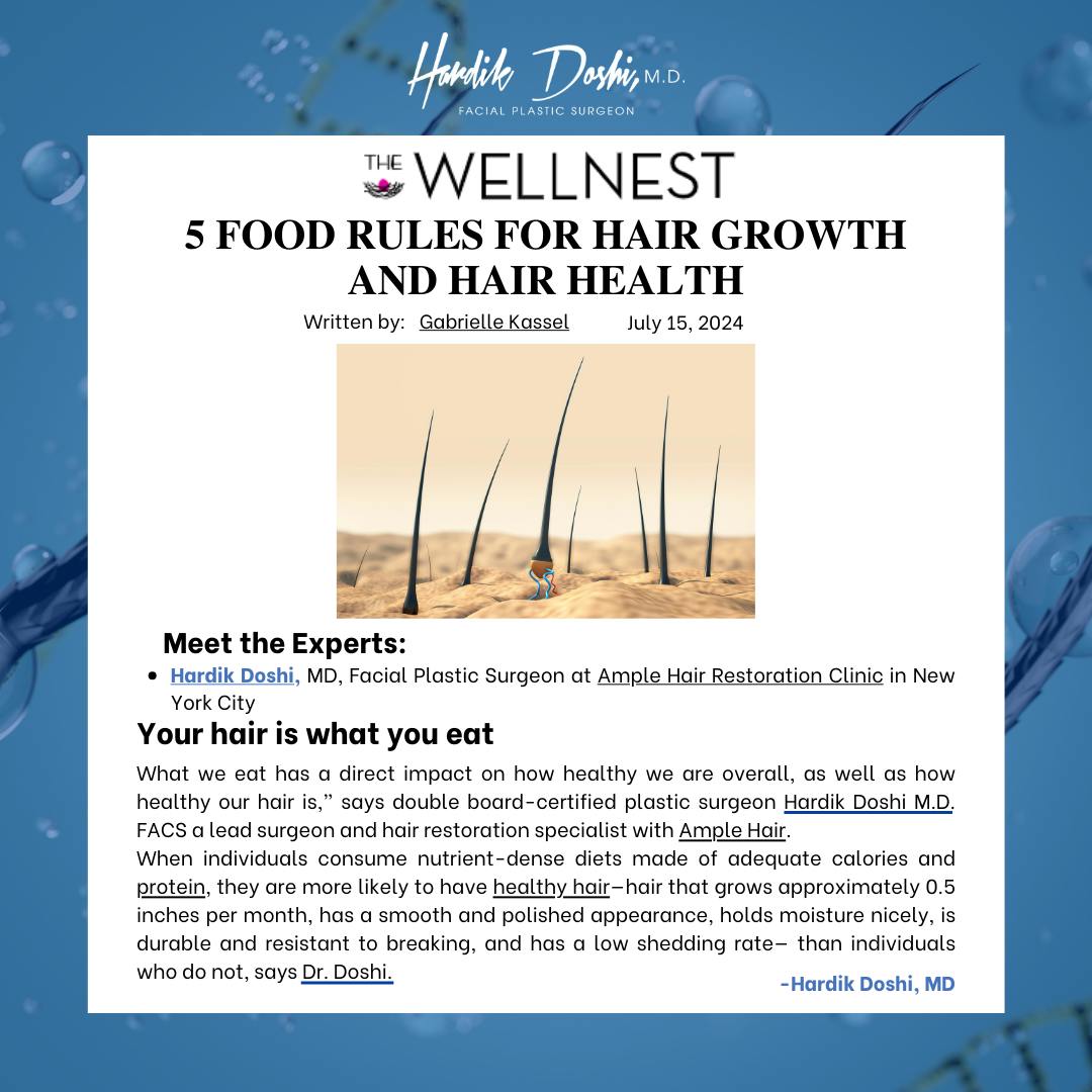 5 FOOD RULES FOR HAIR GROWTH AND HAIR HEALTH