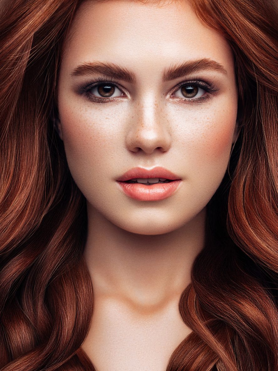 Beautiful Women With A Focused Stare