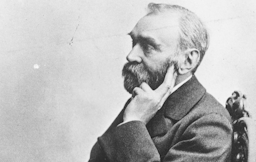 Alfred Nobel, founder of the Nobel Pirze in Literature.