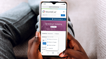 mobile website view of searchworldcat.org.