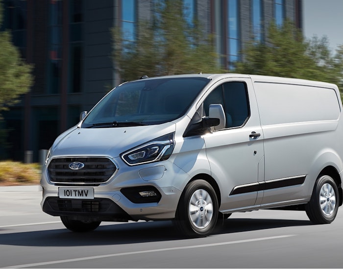 A Ford car on the road