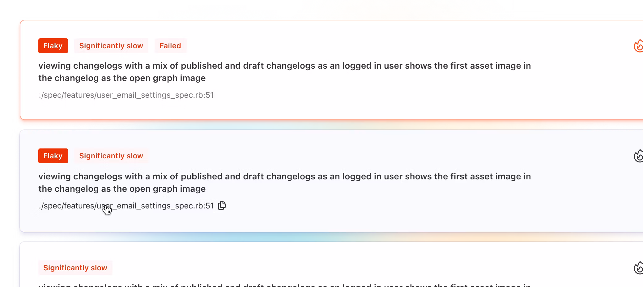 Test Issues