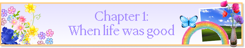 Chapter 1: When life was good