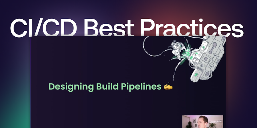 Buildkite presenter Mike Morgan hosting a webinar to demo best practices for CI/CD