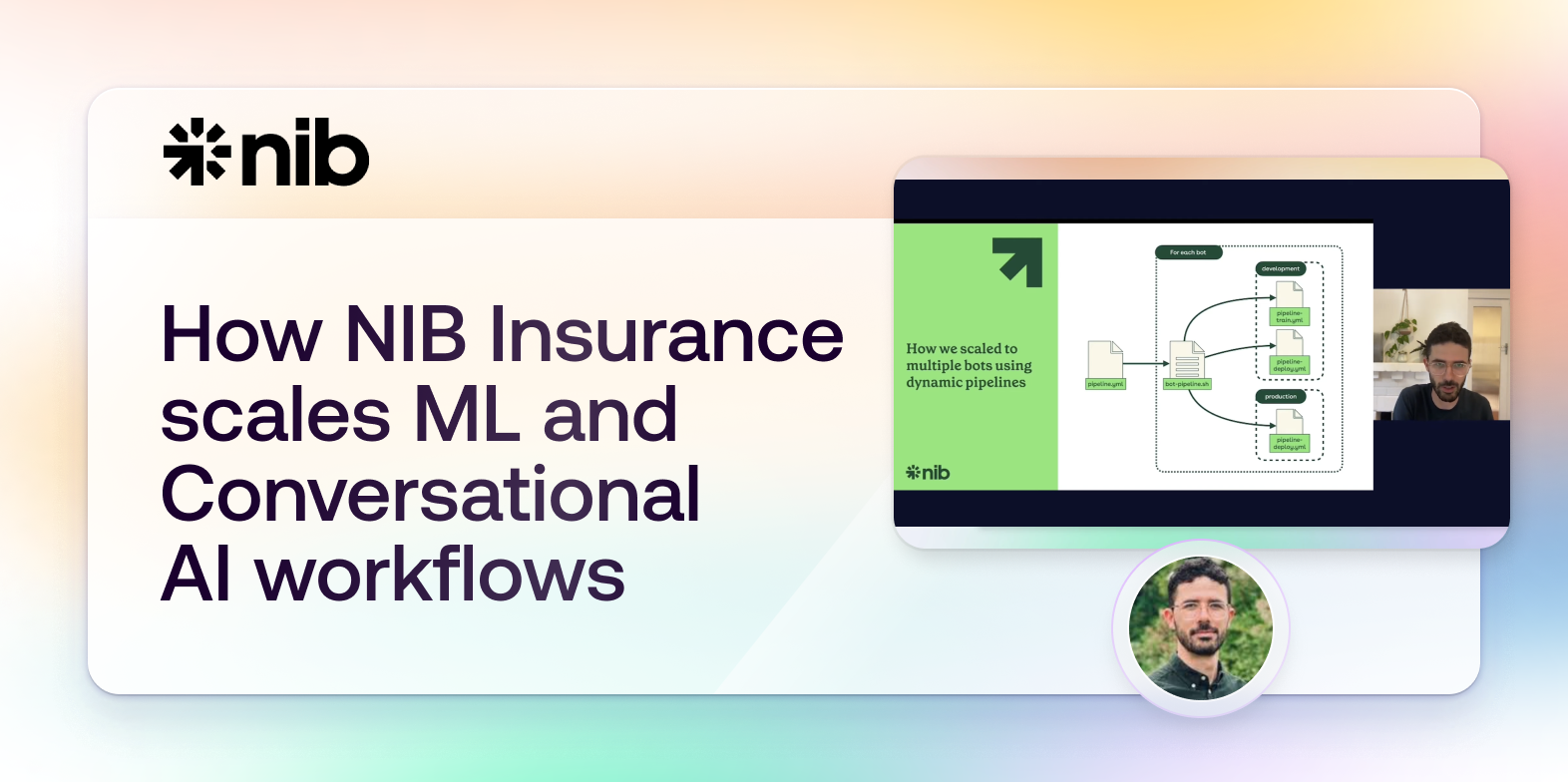 How NIB Insurance scales ML and conversational AI workflows