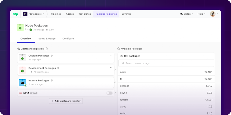 Buildkite Package Registries