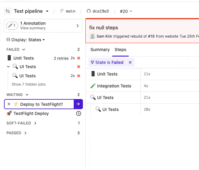 Sections in the sidebar now persist whether collapsed or expanded