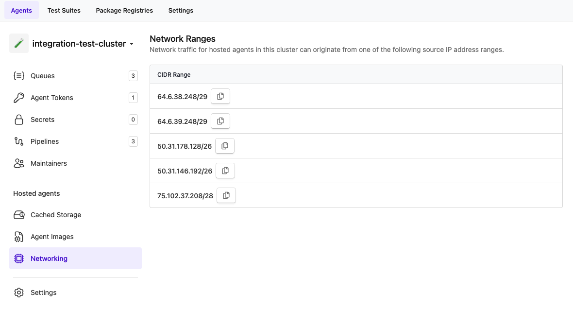 Cluster Networking Options