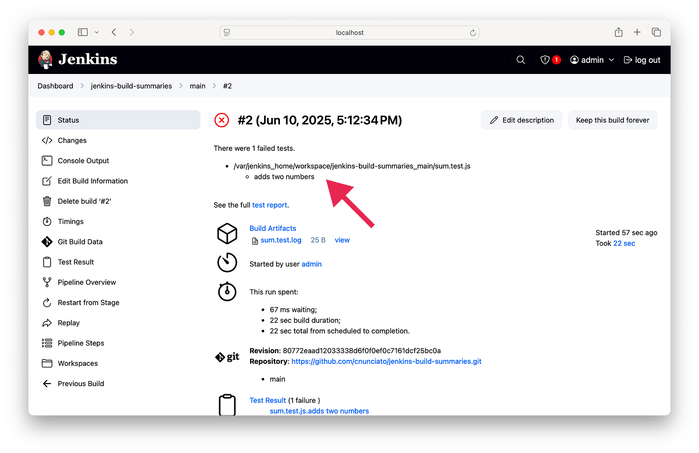 Jenkins Build Code Custom HTML build descriptions in Jenkins | Buildkite