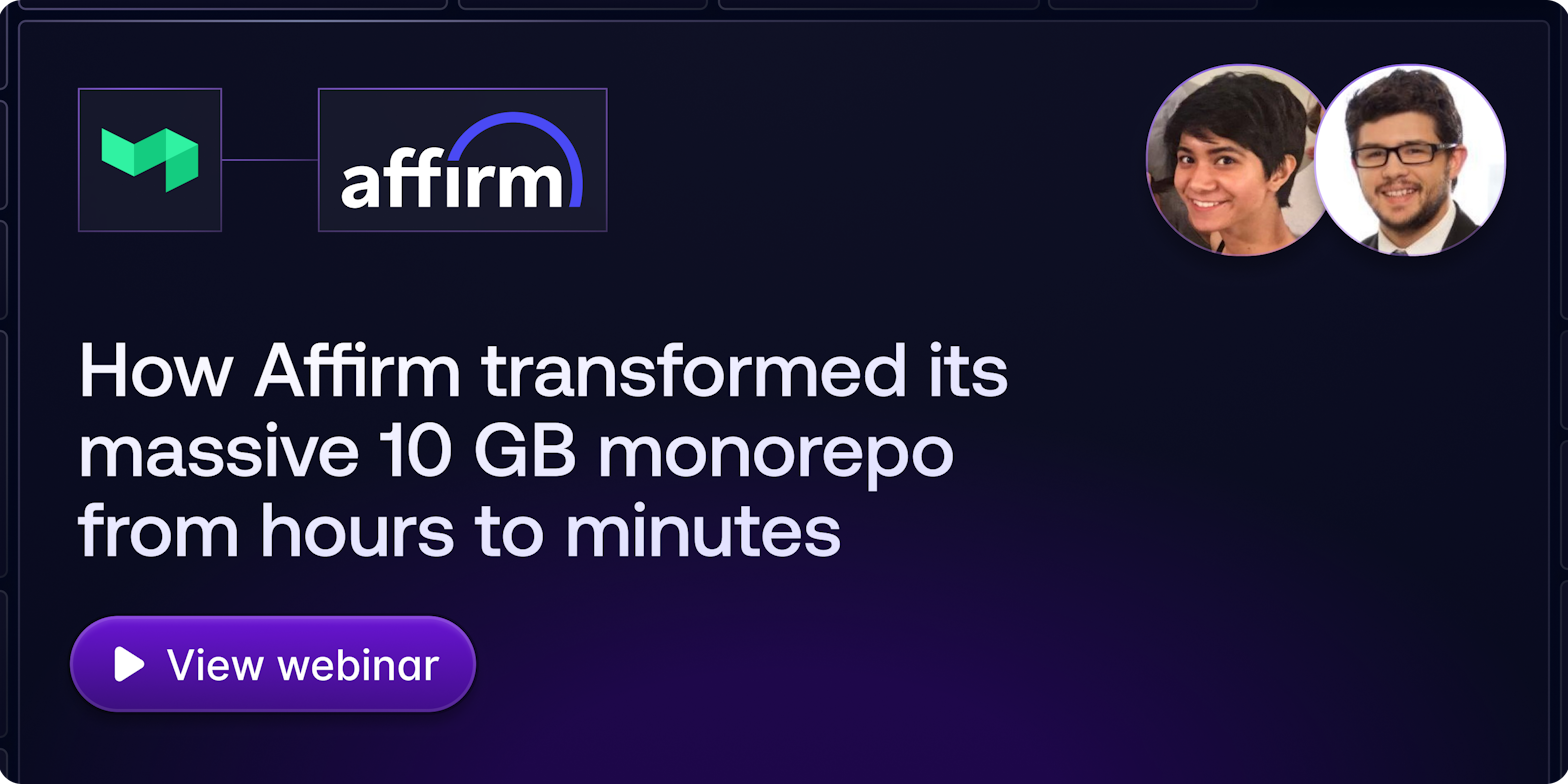 How Affirm transformed CI pipelines for its massive 10GB monorepo