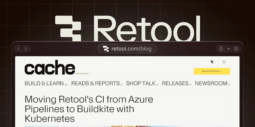 A browser showing the blog post from Retool