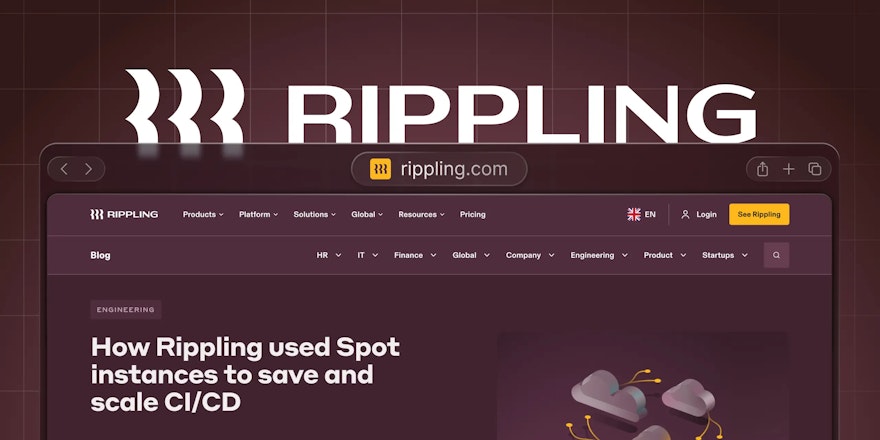 A browser showing the blog post from Rippling