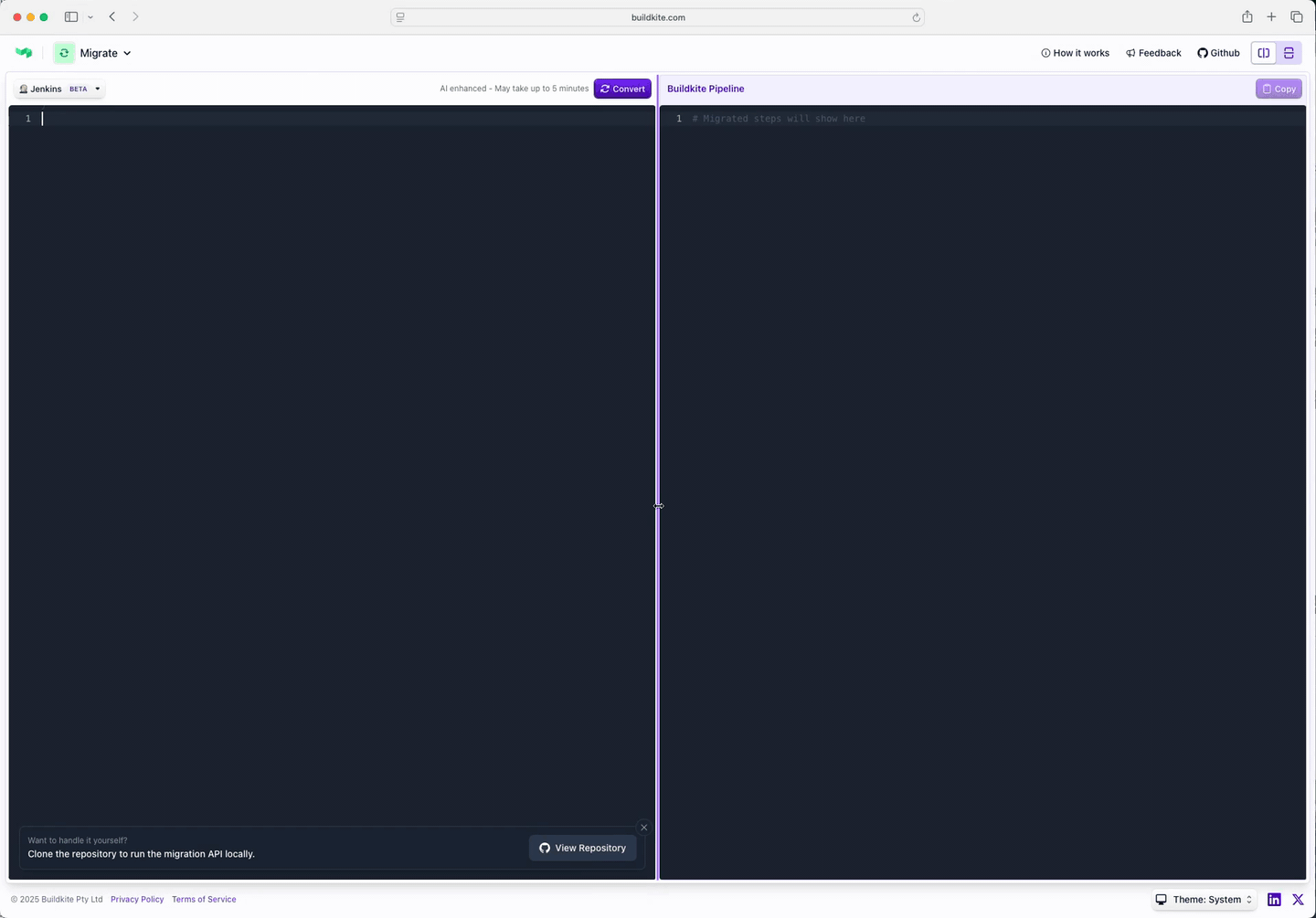 Migrate from a Jenkins pipeline to a Buildkite pipeline